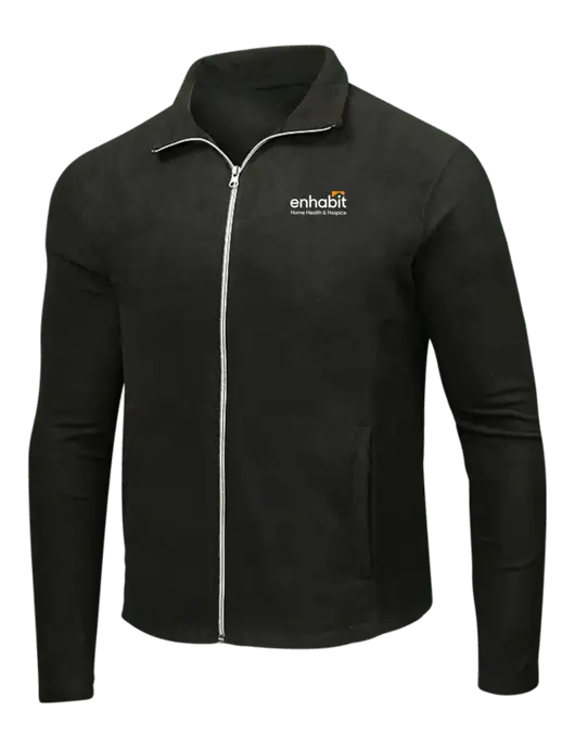 Black Microfleece Jacket w/Enhabit Logo