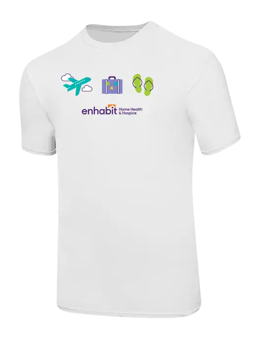 Ring Spun White 4.5 oz T-Shirt w/Summer 2025 Campaign Logo