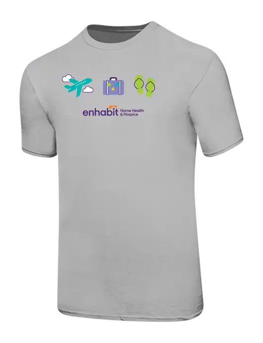 Ring Spun Silver 4.5 oz T-Shirt w/Summer 2025 Campaign Logo