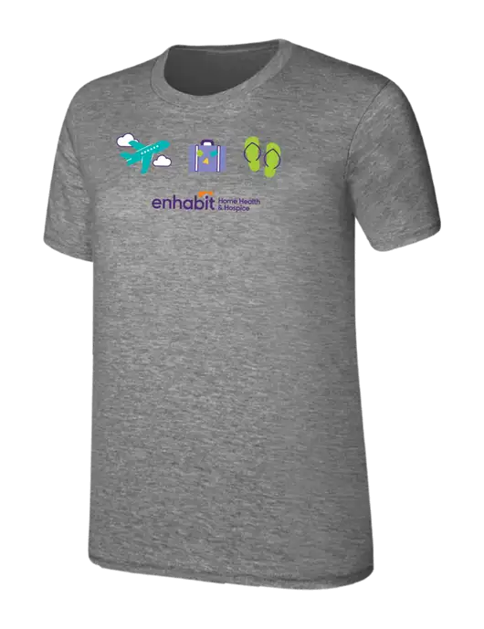 Womens Ring Spun Light Grey Heather 4.5 oz T-Shirt w/Summer 2025 Campaign Logo
