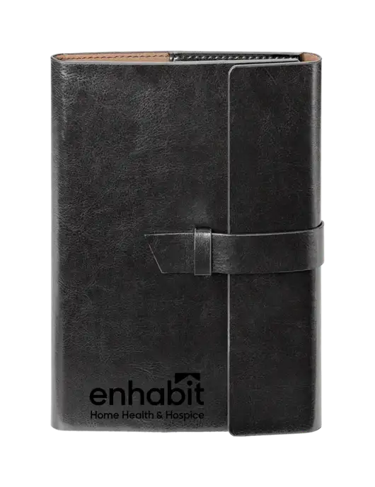 Fabrizio Black 6.875 x 9.56 Portfolio w/Enhabit Logo