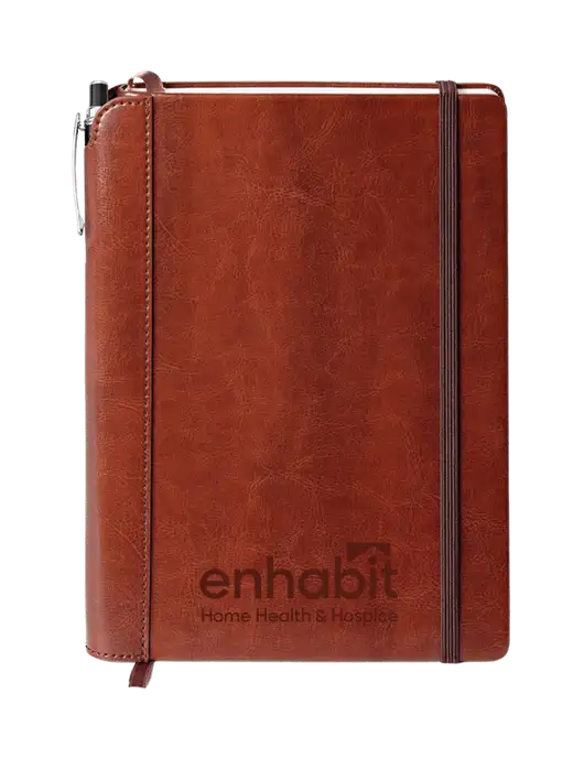 Fabrizio Brown Journal 6.375 x 8.375 Combo w/Enhabit Logo