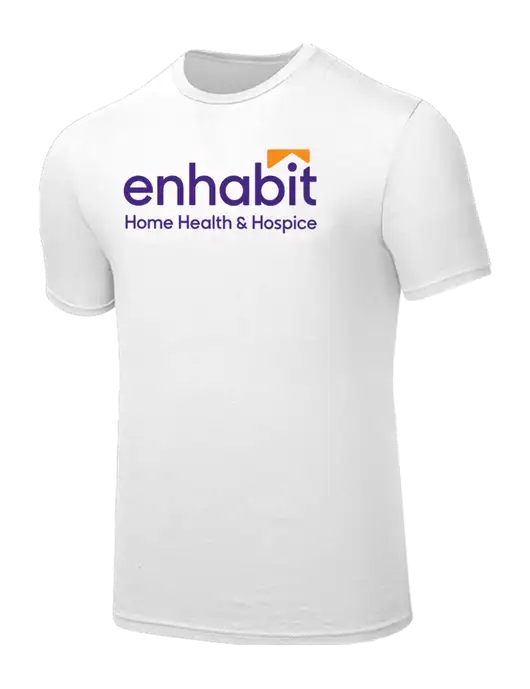 Seriously Soft White T-Shirt w/Enhabit Logo