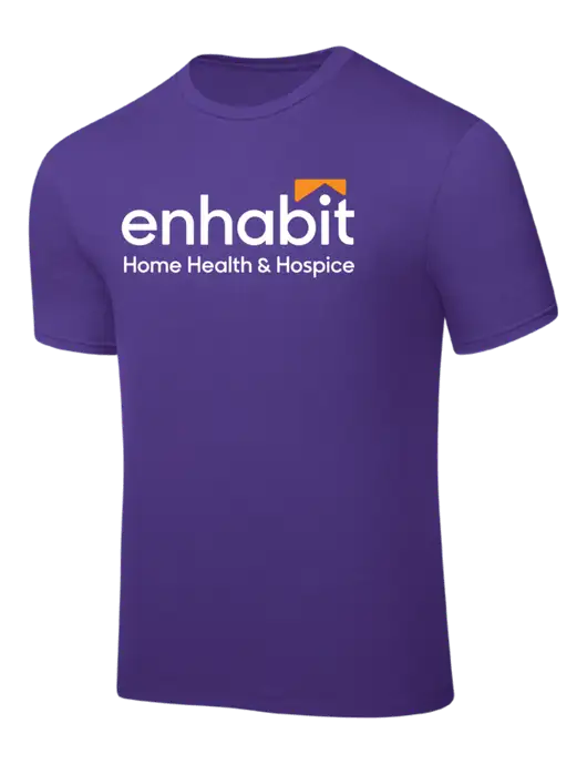 Purple PosiCharge Competitor Tee w/Enhabit Logo