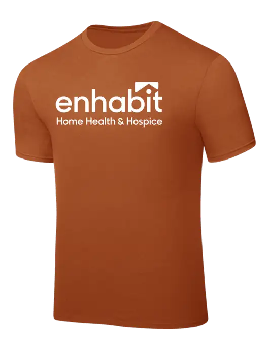 Burnt Orange PosiCharge Competitor Tee w/Enhabit Logo