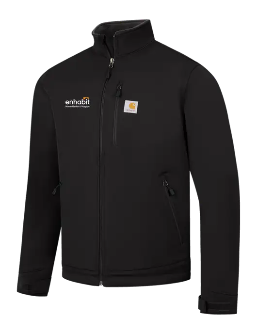 Carhartt Black Crowley Soft Shell Jacket w/Enhabit Logo