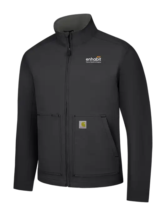 Carhartt Black Super Dux Soft Shell Jacket w/Enhabit Logo