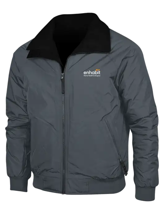 Dark Grey/Black Classic Challenger Jacket w/Enhabit Logo