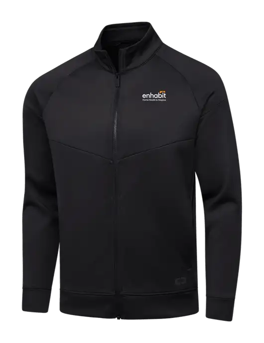 OGIO Black Endurance Modern Performance Full-Zip w/Enhabit Logo