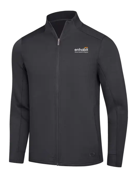 OGIO Dark Grey Transcend Full-Zip w/Enhabit Logo