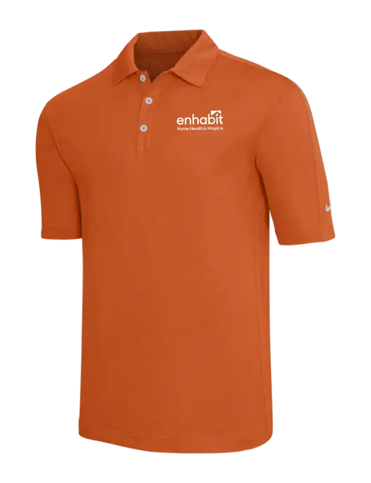 Nike Orange Tech Sport Dri-FIT Polo w/Enhabit Logo