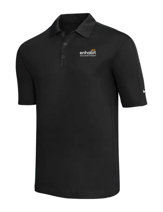 Nike Black Tech Sport Dri-FIT Polo w/Enhabit Logo