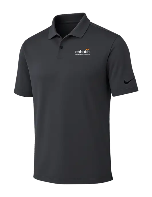 Nike Dark Grey Dri-FIT Vapor Polo w/Enhabit Logo
