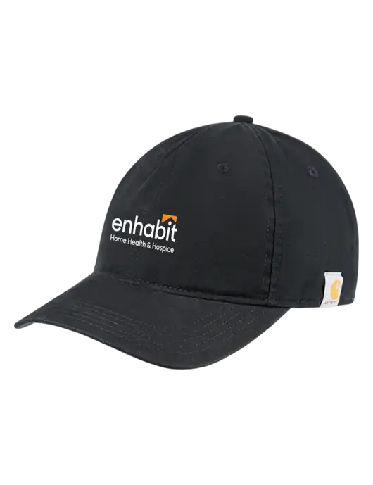 Carhartt Black Cotton Canvas Cap w/Enhabit Logo