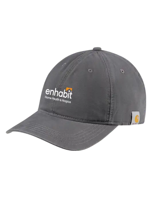 Carhartt Dark Grey Cotton Canvas Cap w/Enhabit Logo