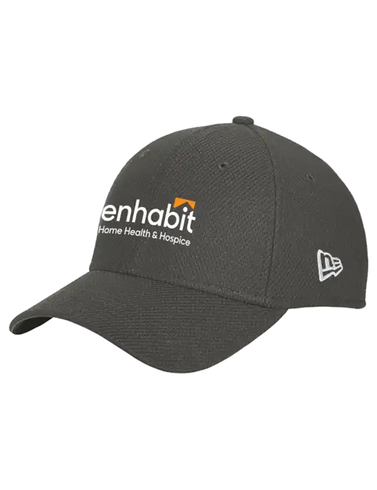 New Era Diamond Era Very Dark Grey Stretch Cap w/Enhabit Logo