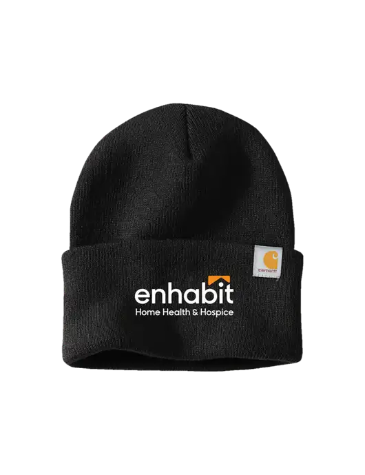 Carhartt Black Watch Cap 2.0 w/Enhabit Logo