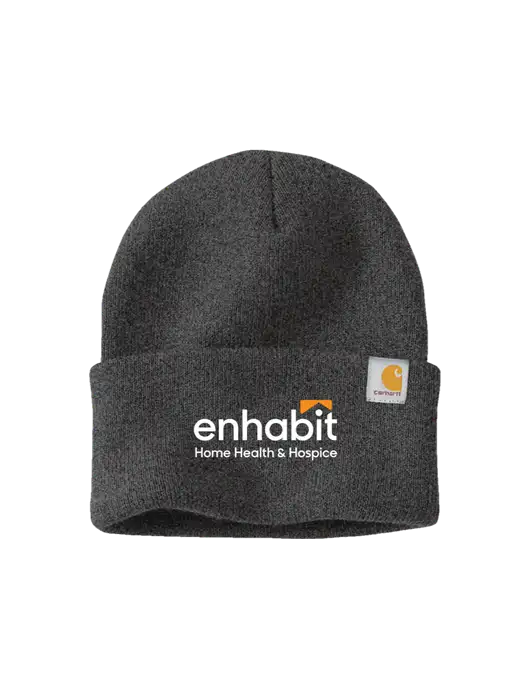 Carhartt Dark Grey Watch Cap 2.0 w/Enhabit Logo