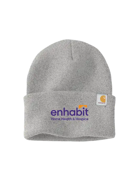 Carhartt Light Grey Heather Watch Cap 2.0 w/Enhabit Logo