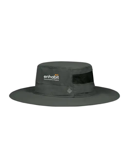 Columbia Dark Grey Bora Bora Booney  Hat w/Enhabit Logo