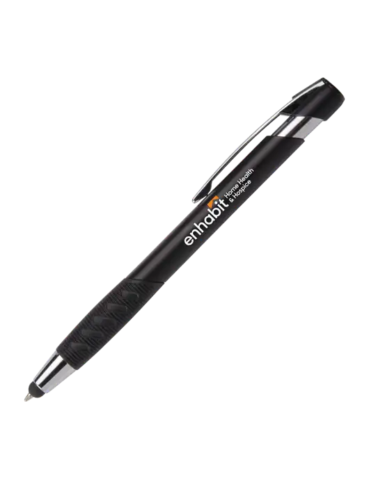 Alize Black Stylus Black Ink Pen w/Enhabit Logo