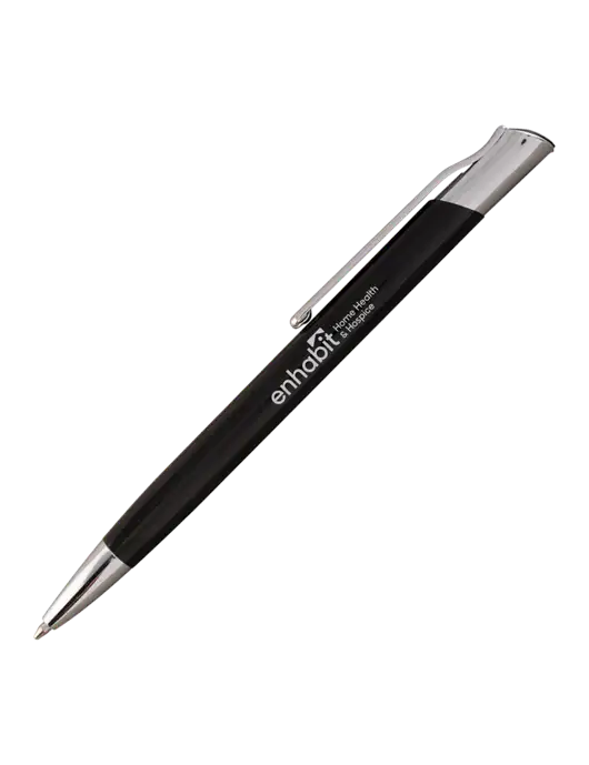 San Malo Black Pen - Black Ink w/Enhabit Logo