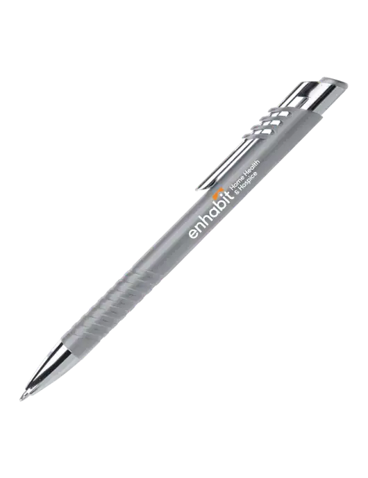 Schirhart Grey Pen - Black Ink w/Enhabit Logo