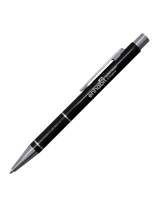 St George Black Pen - Blue Ink w/Enhabit Logo