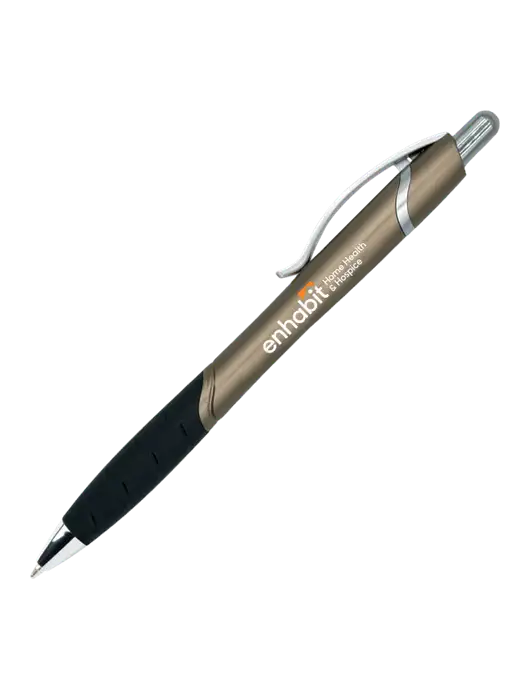 Summerhill Grey Pen - Black Ink w/Enhabit Logo