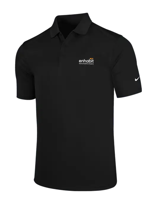 NIKE Black Dri-Fit Players Victory Polo w/Enhabit Logo