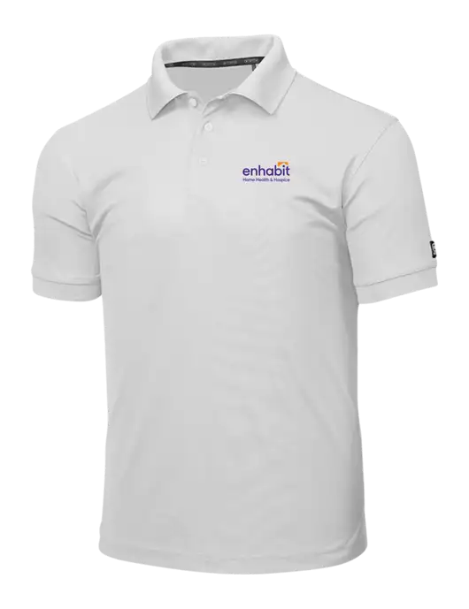 OGIO Bright White Caliber 2.0 Polo w/Enhabit Logo