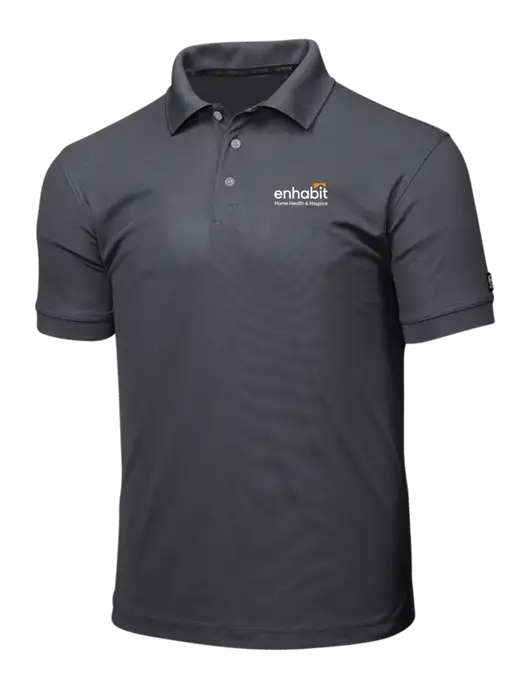 OGIO Charcoal Grey Caliber 2.0 Polo w/Enhabit Logo