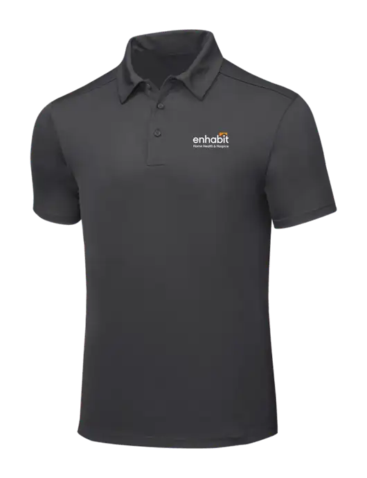 OGIO Dark Grey Framework Polo w/Enhabit Logo