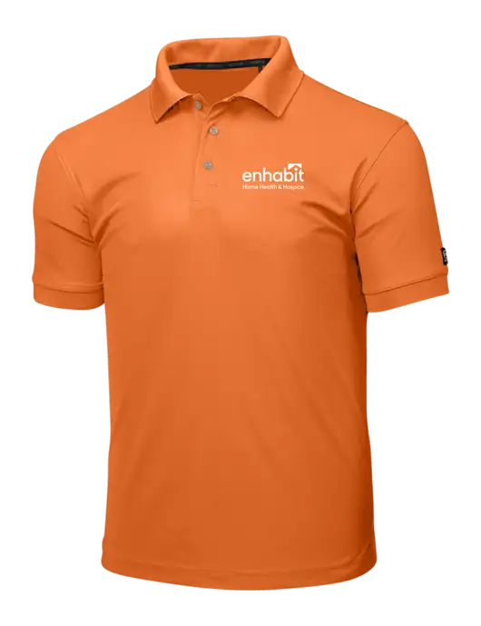 OGIO Orange Caliber 2.0 Polo w/Enhabit Logo