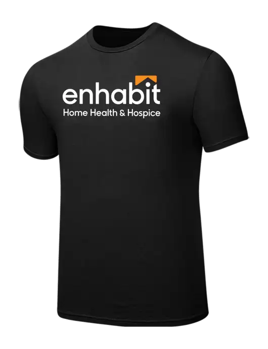 Seriously Soft Black T-Shirt w/Enhabit Logo