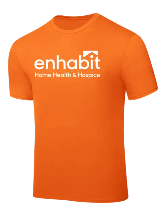 Orange PosiCharge Competitor Tee w/Enhabit Logo