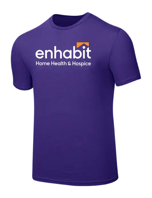 Seriously Soft Purple T-Shirt w/Enhabit Logo
