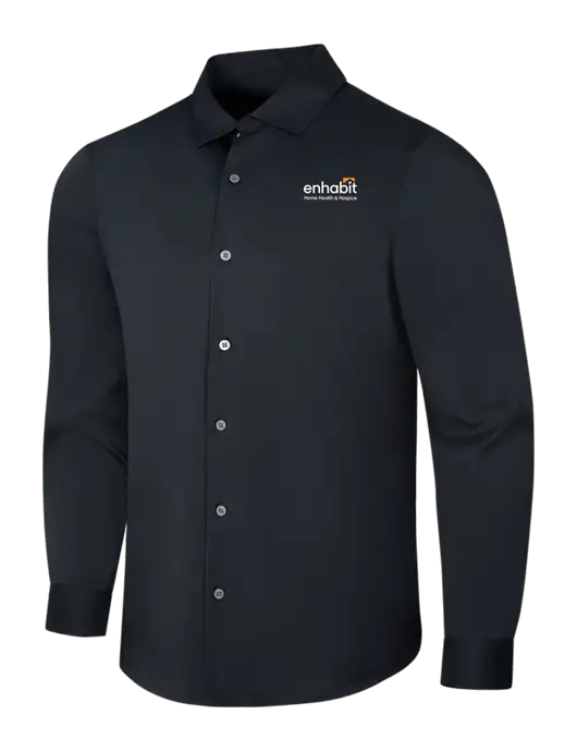 Black City Stretch Shirt w/Enhabit Logo