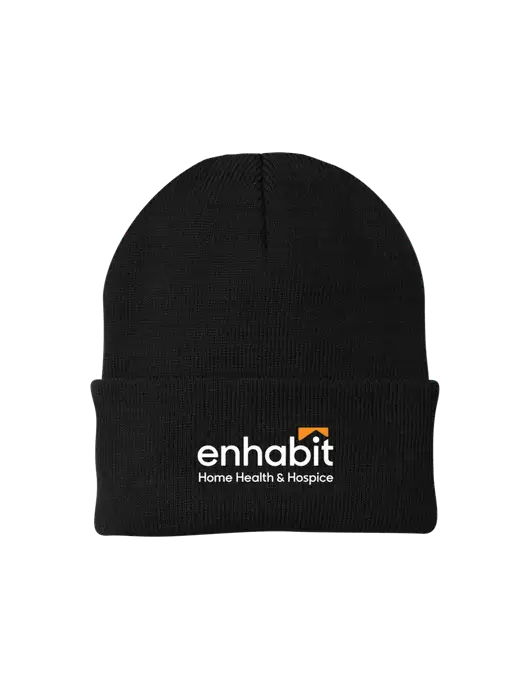 Black Knit Cap w/Enhabit Logo