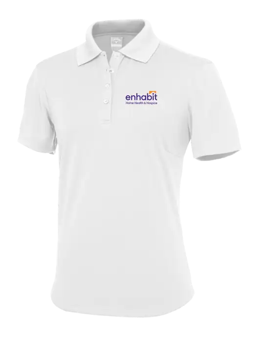Callaway Womens Core Bright White Performance Polo w/Enhabit Logo