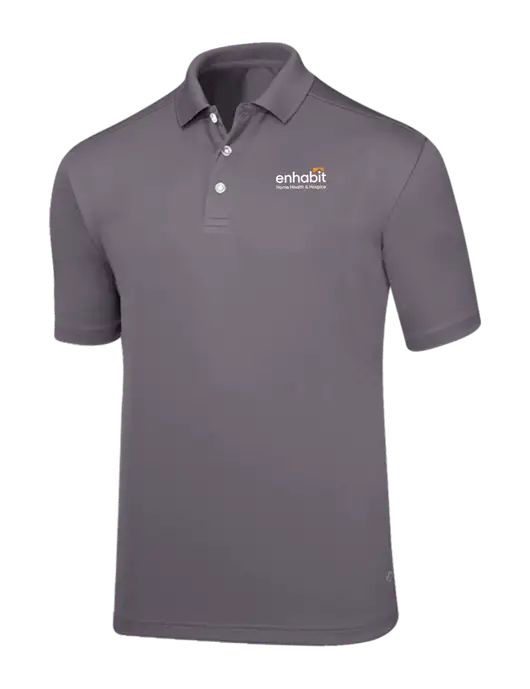 Callaway Core Medium Grey Performance Polo w/Enhabit Logo
