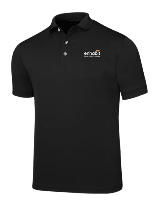 Callaway Ottoman Black Polo w/Enhabit Logo