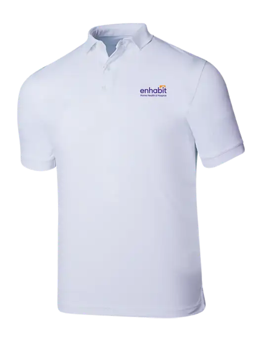 Callaway Ottoman Bright White Polo w/Enhabit Logo