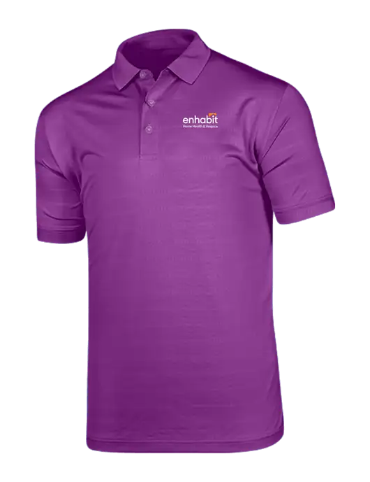 Callaway Vibrant Purple Ventilated Polo w/Enhabit Logo