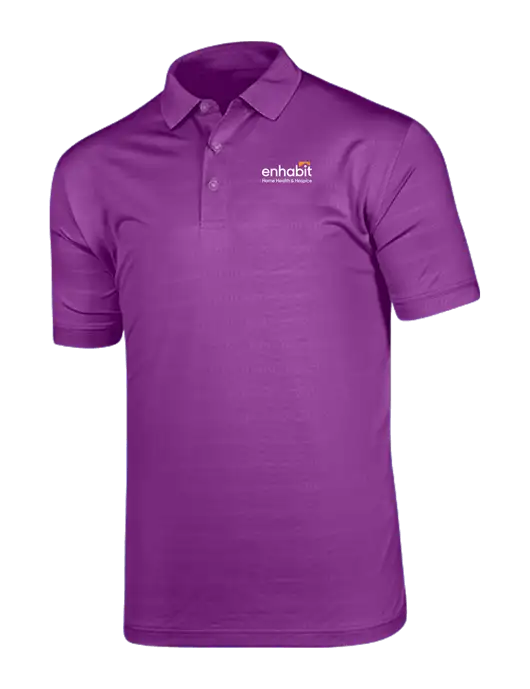 Callaway Vibrant Purple Ventilated Polo w/Enhabit Logo