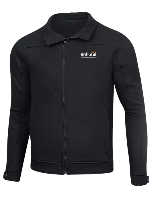 Cornerstone Charcoal Duck Bonded Soft Shell Jacket w/Enhabit Logo