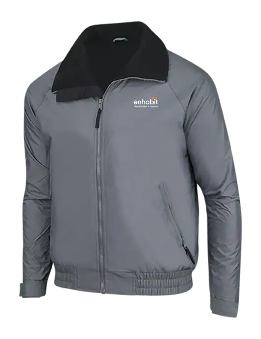 Dark Grey/Black Classic Competitor Jacket w/Enhabit Logo