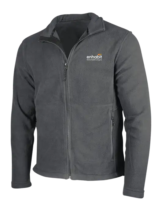 Dark Grey Fleece Jacket w/Enhabit Logo