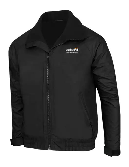 True Black/True Black Classic Competitor Jacket w/Enhabit Logo