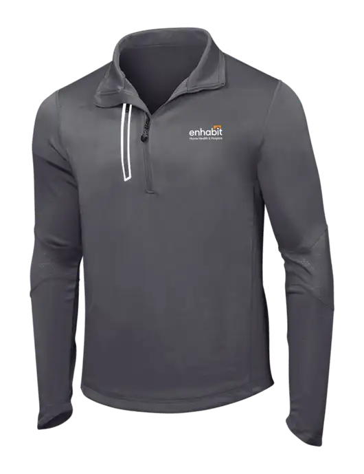 OGIO Gear Grey Endurance Fulcrum 1/4 Zip w/Enhabit Logo